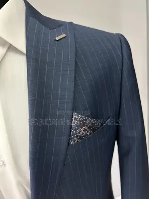 Pure Cotton Italian Silk Fabric 1 Button Official Men’S Suit