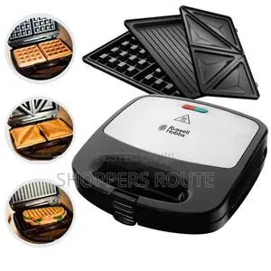 Russell Hobbs 3-in-1 Deep Snack Maker(Toaster,Grill,Waffle)