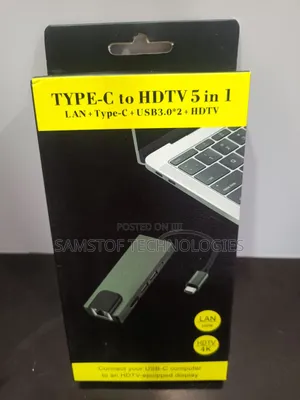 Type C to HDTV 5 in 1 Adapter