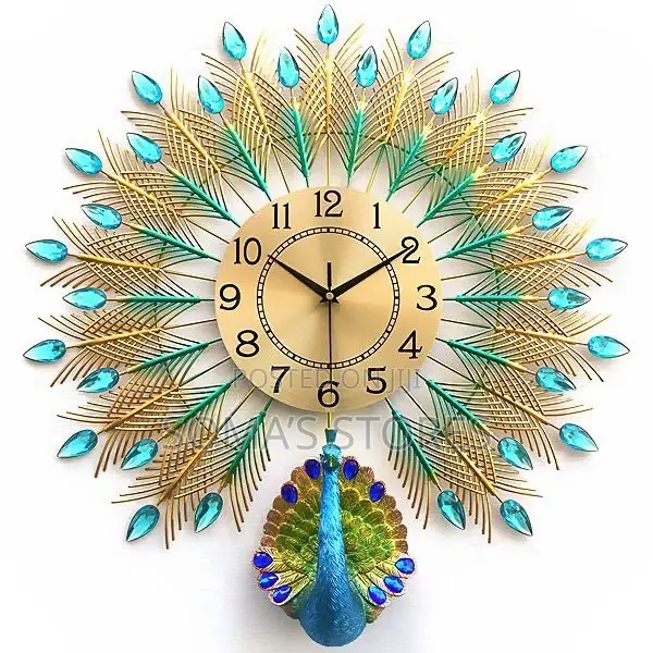 Peacock Clock