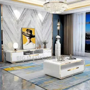 Luxury Tv Cabinet and Center Table
