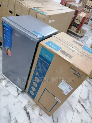 Silver Midea 90L Single Door Refrigerator