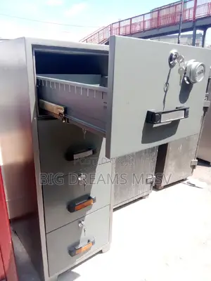 Bl Placlstic Handle Ring 4door Fireproof Safe