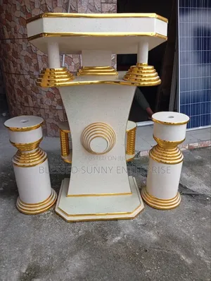 Flower Vases and Pulpit