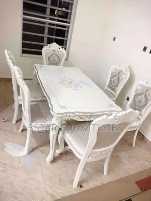 Royal White Dining Set