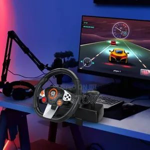 Porodo Gaming Steering Wheel Pdx627 for Ps4 , Ps5, Xbox Etc