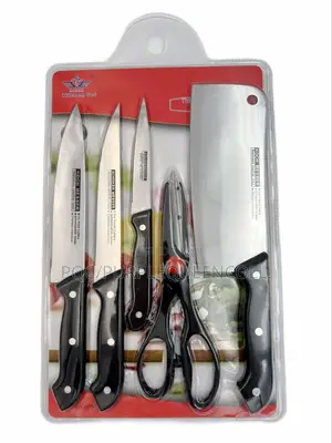 Kitchen Knife Set With Chopping Board