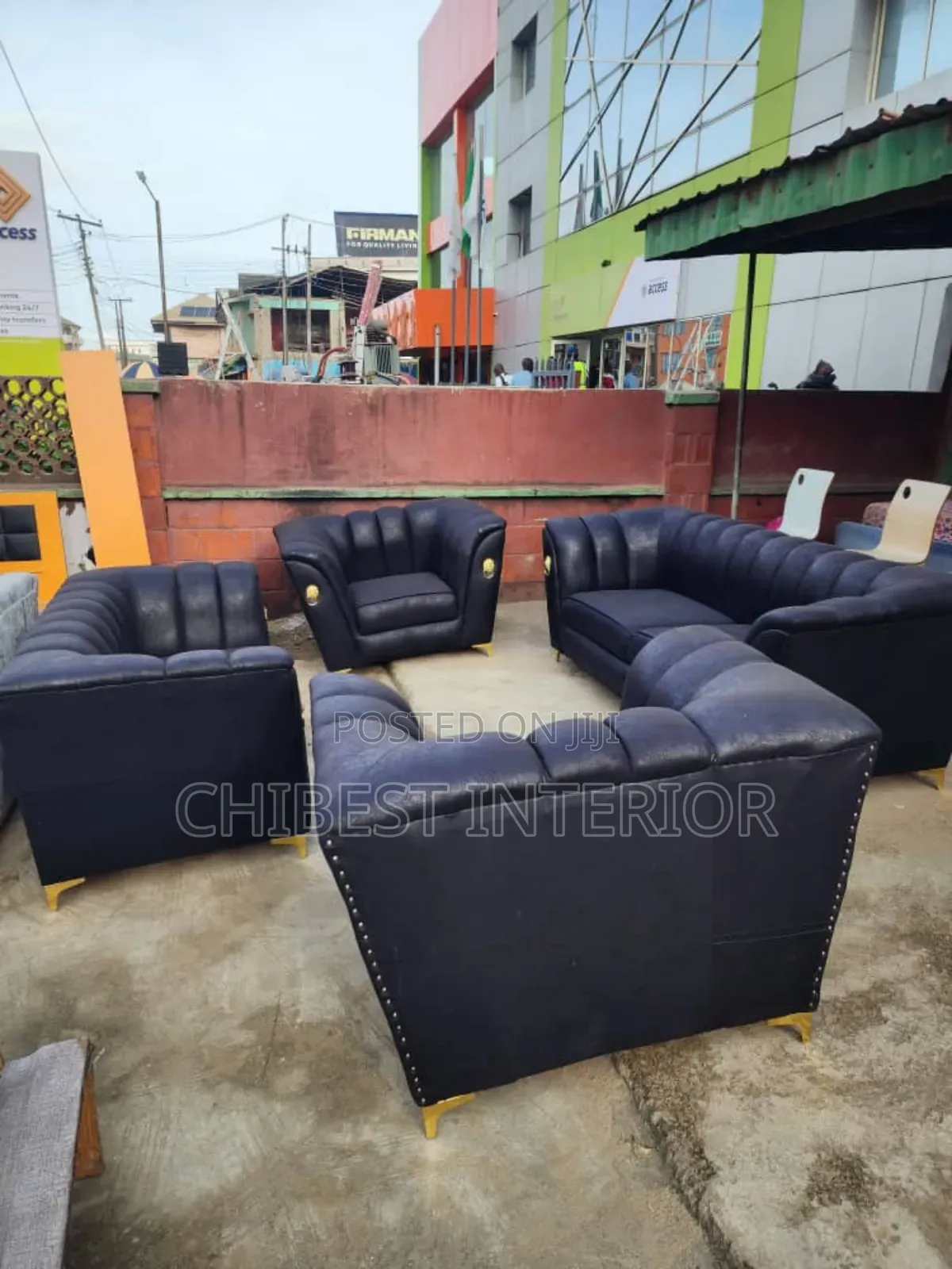 7 Seaters Padded Sofa Couch