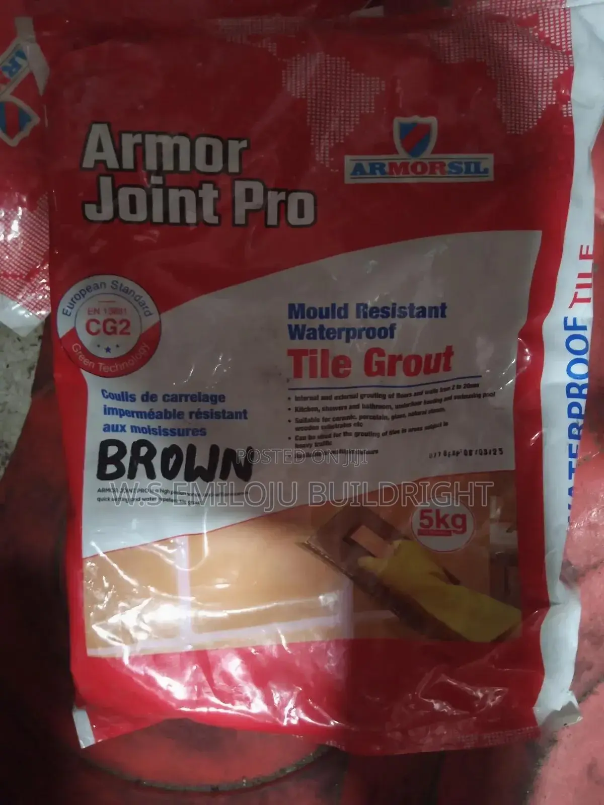 Armor Joint Pro Tile Grout Cement