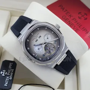 High Quality Patek Philippe Watch Available Rubber Leather