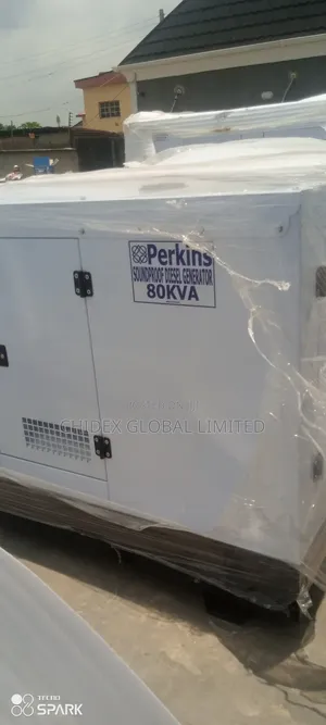 80kva Perkins Soundproof Diesel Generator 100% Copper Coil