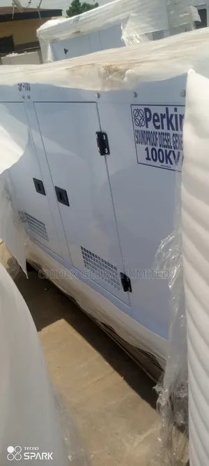 100kva Perkins Soundproof Diesel Generator 100% Copper Coil