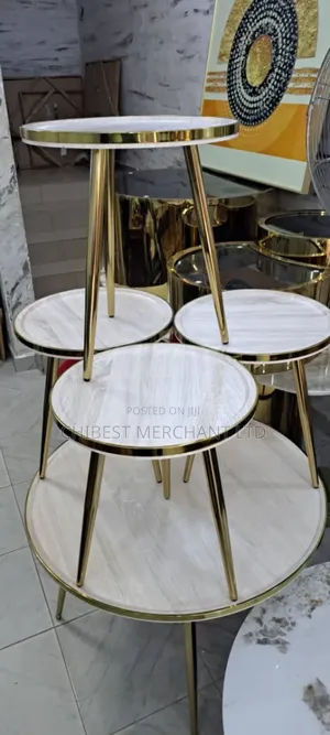 Quality Marble Center Table and Side Stool