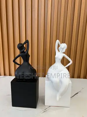 Sitting Lady Figurine