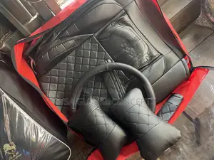Executive Black Car Seat Leather Cover