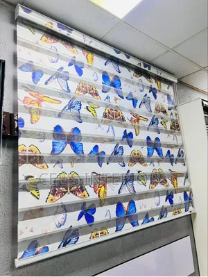 Day and Night Window Blinds Blue