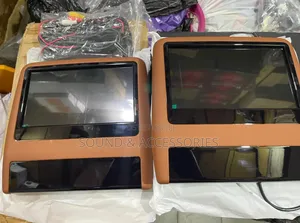 Car Seat Universal Headrest DVD Player With Game (Brown)