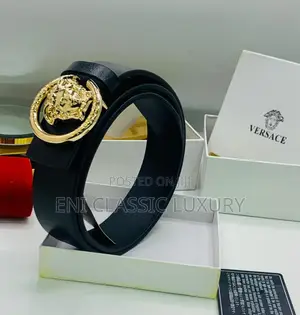Original Luxury Belts Versace Available in Store