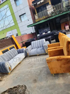 Upholstery Padded Complete Set of Chair.