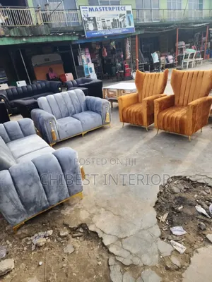Padded Complete Set of Sofa