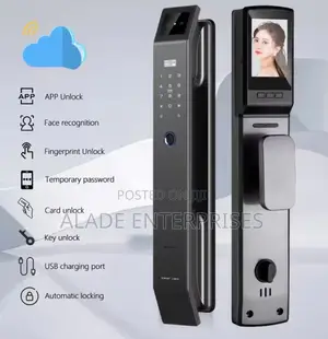 3D Face Recognition Door Lock Tuya App Video Intercom Unlock
