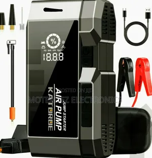 4in1 High Power Car Jump Starter, Tyre Inflator, P-Bank Led Light