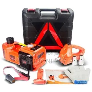 3-in-1 Electric Hydraulic Floor Jack Lift, Pump LED