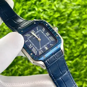 Original Cartier Blue Leather Strap Watch Is Available Now