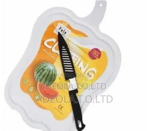 Chopping Board And Knife