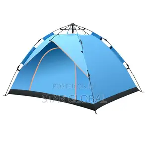 Blue Outdoor Beach Tent Fully 3 Persons Tent