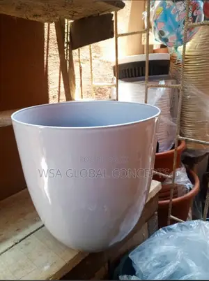 Round Fiber Flower Pots