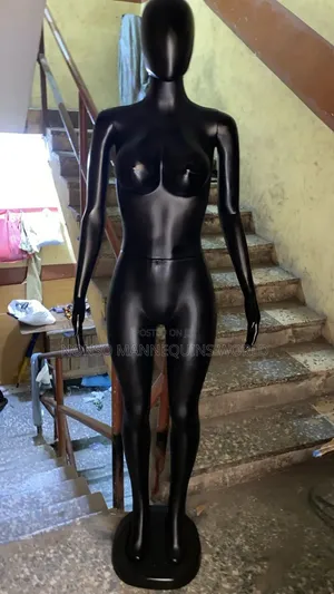 Black Plastic Size 10 Sprayed in Naija Mannequin