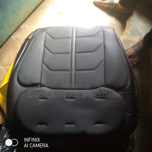Seat Cover Leather Original Plain Black