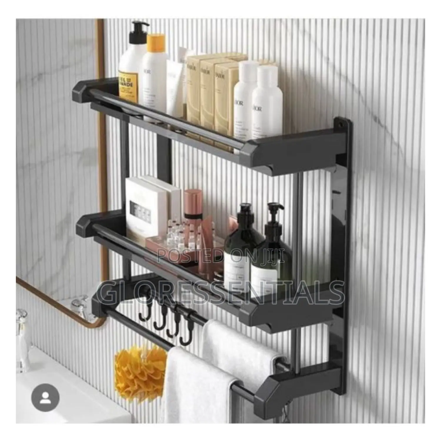 Bathroom Organiser Wall Rack