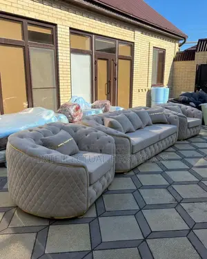 Complete Set of C Curves Hand Sofa