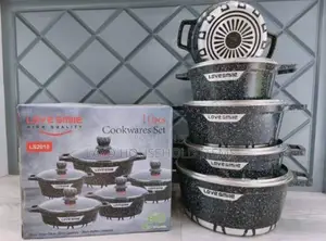 10pcs Love Smile Cookware Set
