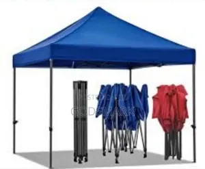 Imported Foldable Canopy 10 by 10 Feet in Black Pole