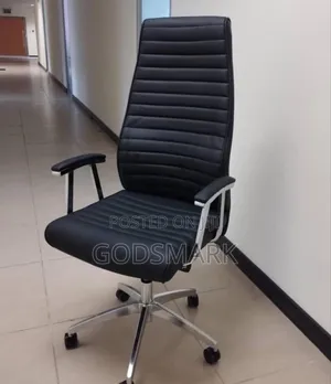 Executive Office Chair Swivel in Black Colour.