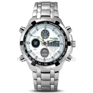 Quamer Analog and Digital Led Chronograph Waterproof Watch