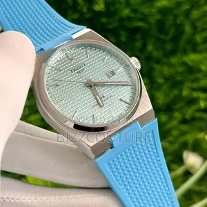 Original Tissot 1853 Blue and Green Rubber Watch in Store
