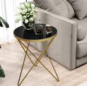 Luxurious Glass Side Stool