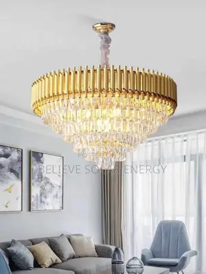 Crystal Flush Chandelier