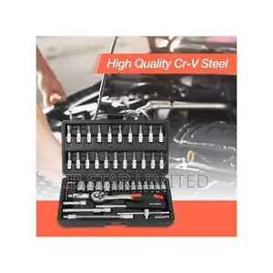 Mechanical Ratchet 46 Pieces Wrench Chest