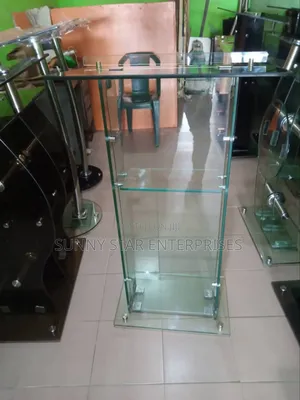 High Quality Thick Glass Pulpit for Church