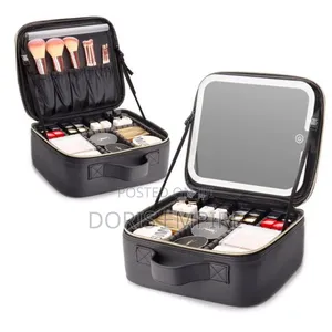 New Fashion Large Capacity Leather Cosmetics/Makeup Bag
