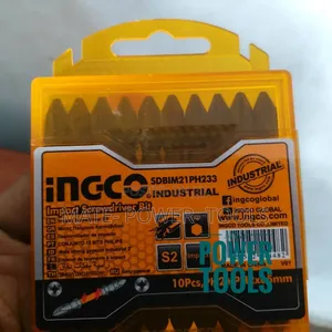 INGCO IMPACT SCREWDRIVER BIT - 10 Pcs, PH2 + Ph2x65mm