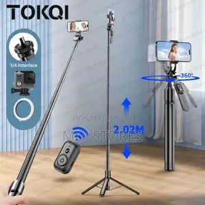 360 Rotating Tripod Selfie Stick