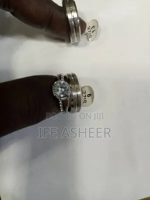 France Couples Silver Set of Wedding Ring - FS001