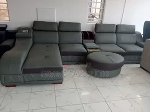 L-Shape 7 Seater Luxury Sofa for Living Room