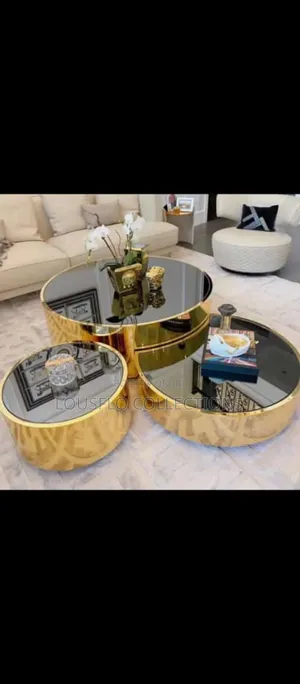 3in1 Quality Italian Round Coffee Table